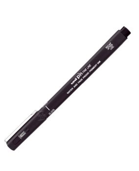 ปากกาหัวเข็ม UNI PIN 005-200(S) สีดำ 
