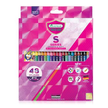 (Clearance) สีไม้ 2 หัว 48 สี Master Art รุ่น S Series (SD273248)
