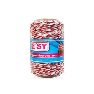 เชือกเกลียวขาวแดง Easy ยาว 25 เมตร