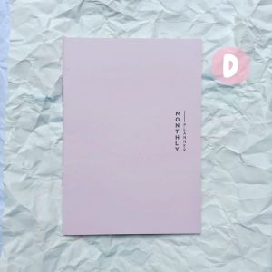 สมุดแพลนเนอร์ MONTHLY PLANNER ขนาด A6 (D)